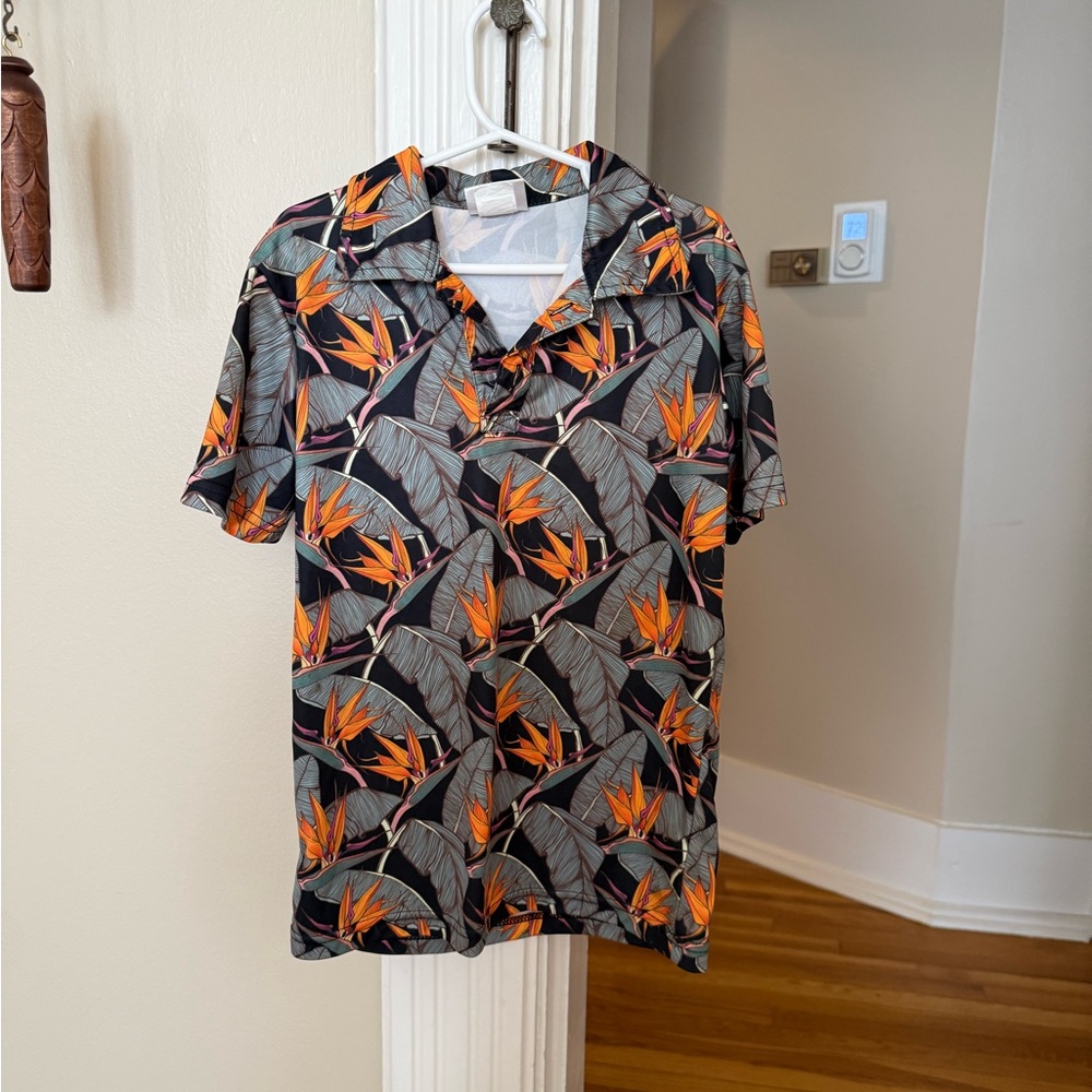 Boys Hawaii Tropical Keiki Collared Shirt Size 7
